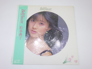 z4J042Z- 松本典子 Bellflower ピクチャー盤 ピクチャーディスク 帯付 20AH1968/LPレコード