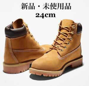 Timberland ティンバーランド 6インチ プレミアムブーツ ウィート イエロー レディース 24cm