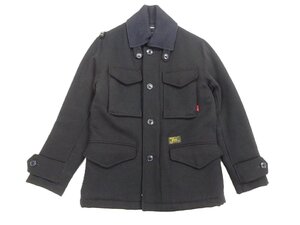 13AW ダブルタップス WTAPS M-65 ウール メルトン ジャケット サイズ２ メンズ ミリタリー ネイビー コート