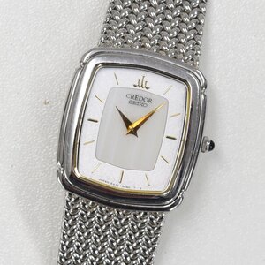 1円 不動品 腕時計 セイコー SEIKO クレドール 5A70-3C30 クォーツ レディース SS 同梱不可