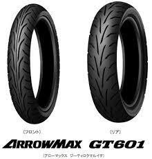 本州送料無料！　GPZ400R　新品タイヤ前後セット　ダンロップ・アローマックスGT601 100/90-16 130/90-16