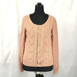 ロペピクニック/rope picnic★ニットカーディガン【38/women’s size -M/ピンク/pink】Cardigan◆BG939