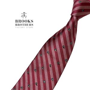 BROOKS BROTHERS ネクタイ レジメンタル柄 ストライプ柄 帽子柄 ブルックスブラザーズ USED 中古 m989