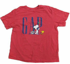 GAP ギャップ 半袖 スヌーピー ピーナッツ Tシャツ XL E45