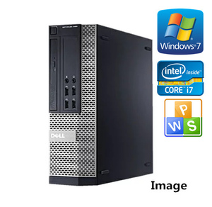 中古パソコン デスクトップ Windows 7Pro Office付 DELL Optiplex 9010 OR 7010 爆速Core i7 第3世代3770 3.4GHz メモリ4G 新品SSD480GB
