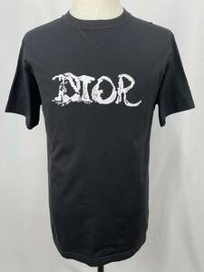 ◆極美品◆コラボ◆Dior ディオール× PETER DOIG Tシャツ 21AW ピータードイグ 刺繍 ブラック 正規品 30