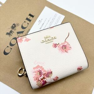 【COACH☆新品】 シグネチャー ！ウィズ マルチ フローラル ！花柄！