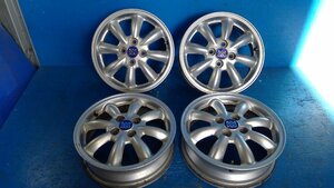 (S)　ダイハツ 純正オプション MINILITE ミニライト アルミホイール 15×4.5J+45 4穴 PCD100 軽量 軽自動車 ※個人宅配送不可支店止め