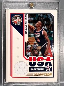 激レア Dream Team USA Jersey 10 Panini Scottie Pippen スコッティ・ピッペン NBA ユニフォーム Michael Jordan ジョーダン 同僚 バスケ