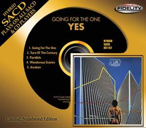 新品 即決 Audio Fidelity SACD イエス 究極 Yes Going for the One オーディオ・フィデリティ