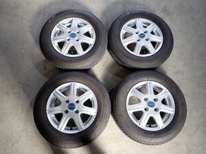 YS7073【送料無料145/80R13】モコ MRワゴン スペーシア タントなどに BS 中古夏タイヤセット ●13×4J 100/4H ET45●