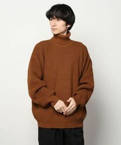 「BEAMS」 タートルネックニット SMALL ブラウン系その他4 メンズ