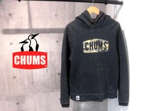 CHUMS チャムス/CHUMS LOGO カモフラ ロゴプリント スウェット パーカー M/プルオーバーフーディ/メンズ/CH00-1180/アウトドア