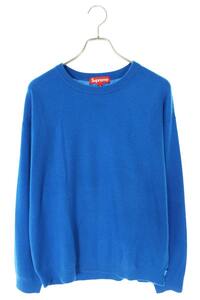 シュプリーム 24SS Cashmere Sweater サイズ:XL ロゴ刺繍カシミヤニット 中古 OM10