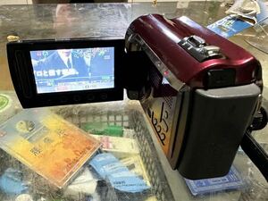 【動作美品】日本ビクター製デジタルビデオカメラ「GZ-MG650-R Everio」