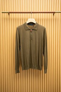 キトン　KITON　 ウールニット　スウェット 　メンズ　48~58　サイズ選択可能　ブラウン