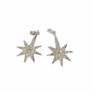 R248-142 スワロフスキー SWAROVSKI 飾り チャーム 星 キラキラ シルバー アクセサリー オシャレ レディース