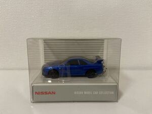 非売品 日産 スカイライン R34 GT-R LEDキーホルダー プルバックカー カラーサンプル 日産モデルカーコレクション NISSAN ミニカー