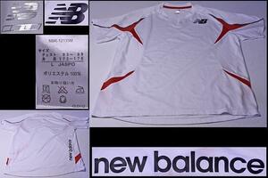 new balance ★ ニューバランス ★ ラグランスリーブ ★ 半袖Tシャツ ★ L ★ 中古品