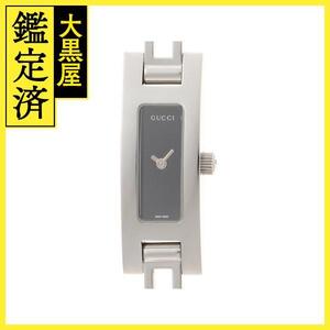 GUCCI グッチ 腕時計 3900L YA039523 ブラック文字盤 ステンレススティー?ル クォーツ【472】EY