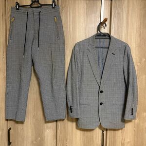 821 paul smith ポールスミス グレンチェックセットアップ　スーツ