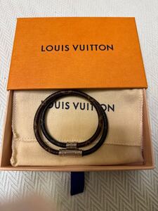 LOUIS VUITTON ルイヴィトン M6555Eブラスレキープイット ブレスレット モノグラム エクリプス 箱 巾着袋付き