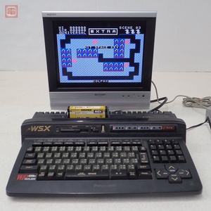 修理品 Panasonic MSX2+ FS-A1WSX 本体 映像ケーブル付 パナソニック【40