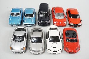 ※ジャンク トヨタ スポーツ800 / VW ニュービートル / 三菱 GTO / ホンダ S2000 プルバックカー 全長約10～12cm など9点セット