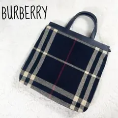 極美品✨️BURBERRY バーバリー ノバチェック メガ トートバッグ 黒