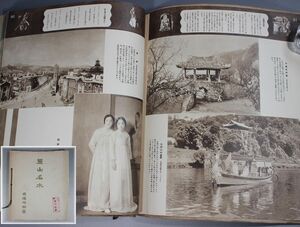 麗山名水 鉄道省編纂 昭和12年 博文館 日本各地/台湾(タコ蕃の機織)/朝鮮(市場 妓生)/中国 満洲/写真95頁 戦前 風景 名所 名物 民族 風俗