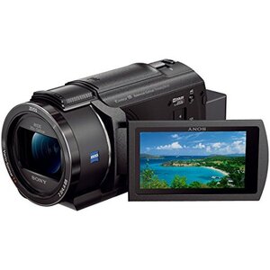 SONY(ソニー) 4K ビデオカメラ Handycam FDR-AX45A(2022年モデル) ブラック(中古品)