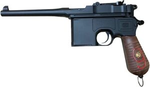 A!CTION モデルガン Mauser モーゼル C96 Red9 レッド9 マットブラック