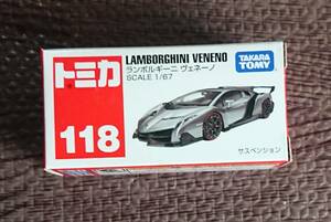 未開封新品 トミカ No.118 ランボルギーニ ヴェネーノ LAMBORGHINI VENENO 絶版 廃版