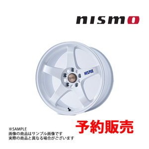 予約販売 NISMO ニスモ 40th 記念 LM GT4 18x9.0 22 5H/114.3 ホワイト 1台分セット ホイール 4030S-RS585-WH (★ 660132076S1