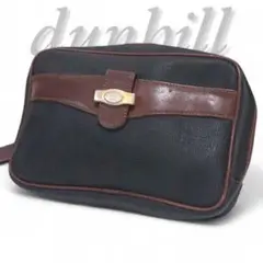 美品 dunhill ダンヒル セカンドバッグ クラッチバッグ レザー