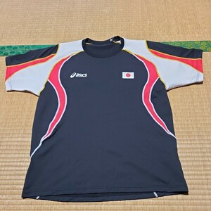 asics 競泳 日本代表 Tシャツ　サイズS トビウオジャパン　アシックス 水泳 japan 