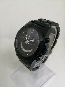 【稼働品】MARC BY MARC JACOBS マークジェイコブス MBM4574 クォーツクロノグラフ腕時計