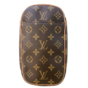 ルイ・ヴィトン LOUIS VUITTON ポシェット・ガンジュ M51870 ブラウン　ゴールド金具 モノグラム ボディバッグ ユニセックス 中古