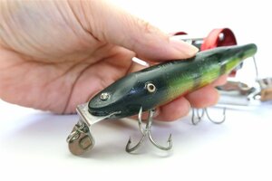 CCBCO PIKIE MINNOW パイキー スプーク 検) HEDDON ABU 道楽 ZEAL バルサ50 ハトリーズ ザウルス UMOC FENWICK 好きな昭和レトロアングラー