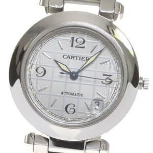 訳あり カルティエ CARTIER W31023M7 パシャC デイト 自動巻き ボーイズ _820573