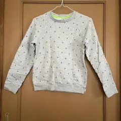 PETIT BATEAU アンカー柄　キッズ　トレーナー　152 グレー