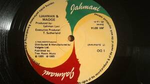 ☆彡美品！！☆彡送料無料！！　　Ijahman & Madge　 I Do// Ijahman Levi 　Ancient Lover 　1985 英JMI盤・12inch。LOVERS REGGAE