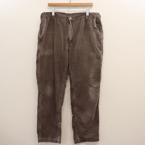 D88 2005年製ビンテージ Carhartt カーハート ダックパンツ■00s 表記40インチ ブラウン DKB ワーク アメカジ ストリー 古着 激安