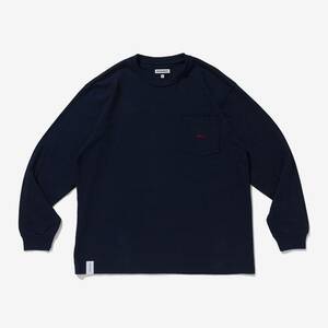 希少★新品本物【紺★3】★CROP INDIGO LS クロップ インディゴ ロングスリーブ 正規店購入 ディセンダント 限定 入手困難 DESCENDANT 21SS