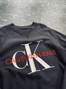 Calvin Klein jeans ロゴ スウェットトレーナー　Lサイズ