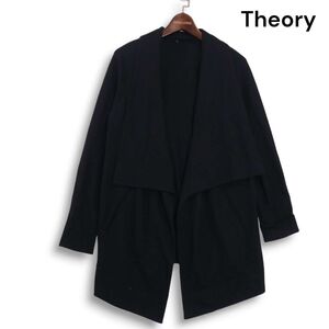 Theory セオリー 【BISMARCK CLARANIA】 ウール100% ジャケット 羽織り コート Sz.S レディース 日本製　K4T01697_A#N