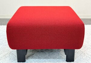 ■カリモクニュースタンダード■ELEPHANT SOFA/エレファントソファ　オットマン　レッド系　赤★埼玉発送★