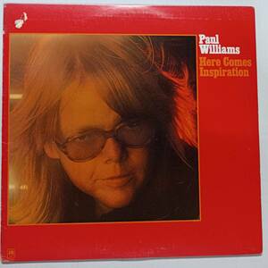 即決 PAUL WILLIAMS Here Comes Inspiration　US　ポール・ウィリアムス　ソフト・ロック YA 