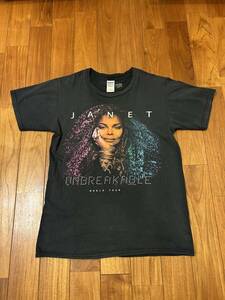 JANET JACKSON ツアー Tシャツ S ジャネット ジャクソン 歌姫 ワールド 2015年 オフィシャル 古着 R&B SOUL HIP HOP ヒップホップ 