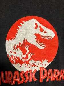 希少 90s vintage jurassic park Tシャツ XL 蓄光 コピーライト入り tultex made in USA 